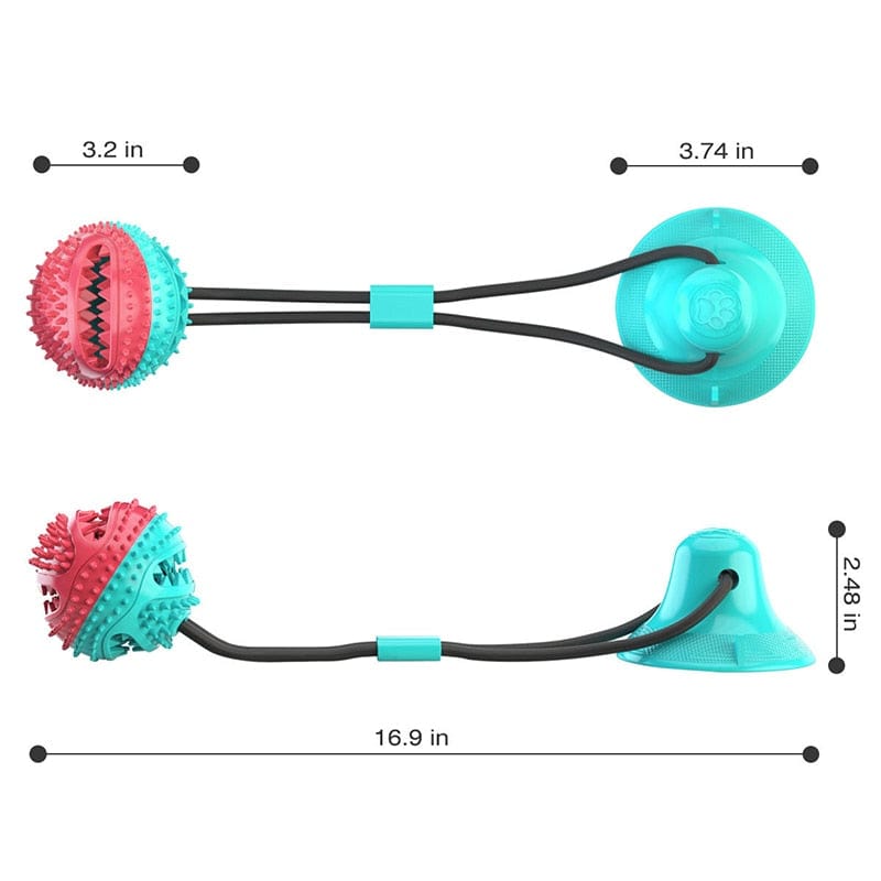 Silicone Suction Cup Dog Toy